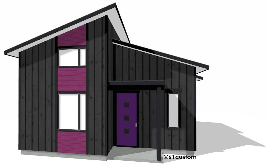 studio500 tiny house plan | 61custom