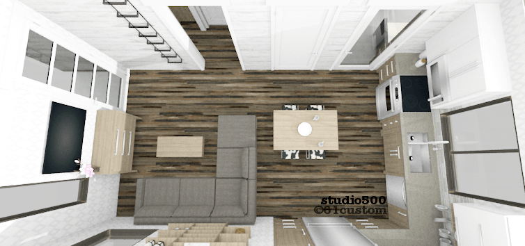 studio500: modern tiny house plan | 61custom