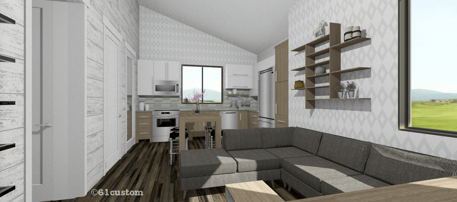 studio500: modern tiny house plan | 61custom